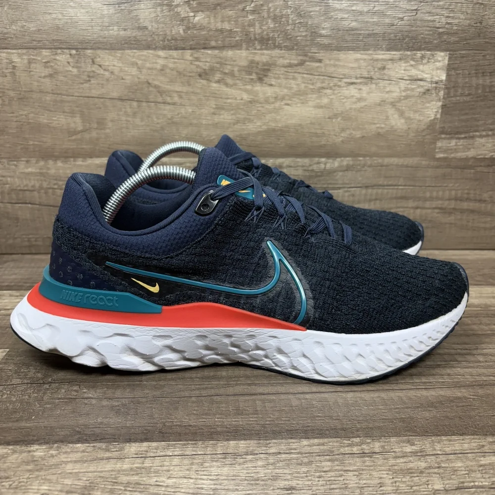 Nike React Infinity Run Flyknit 3 Blue Mens US Size 11.5 DH5392-401 Running Shoe